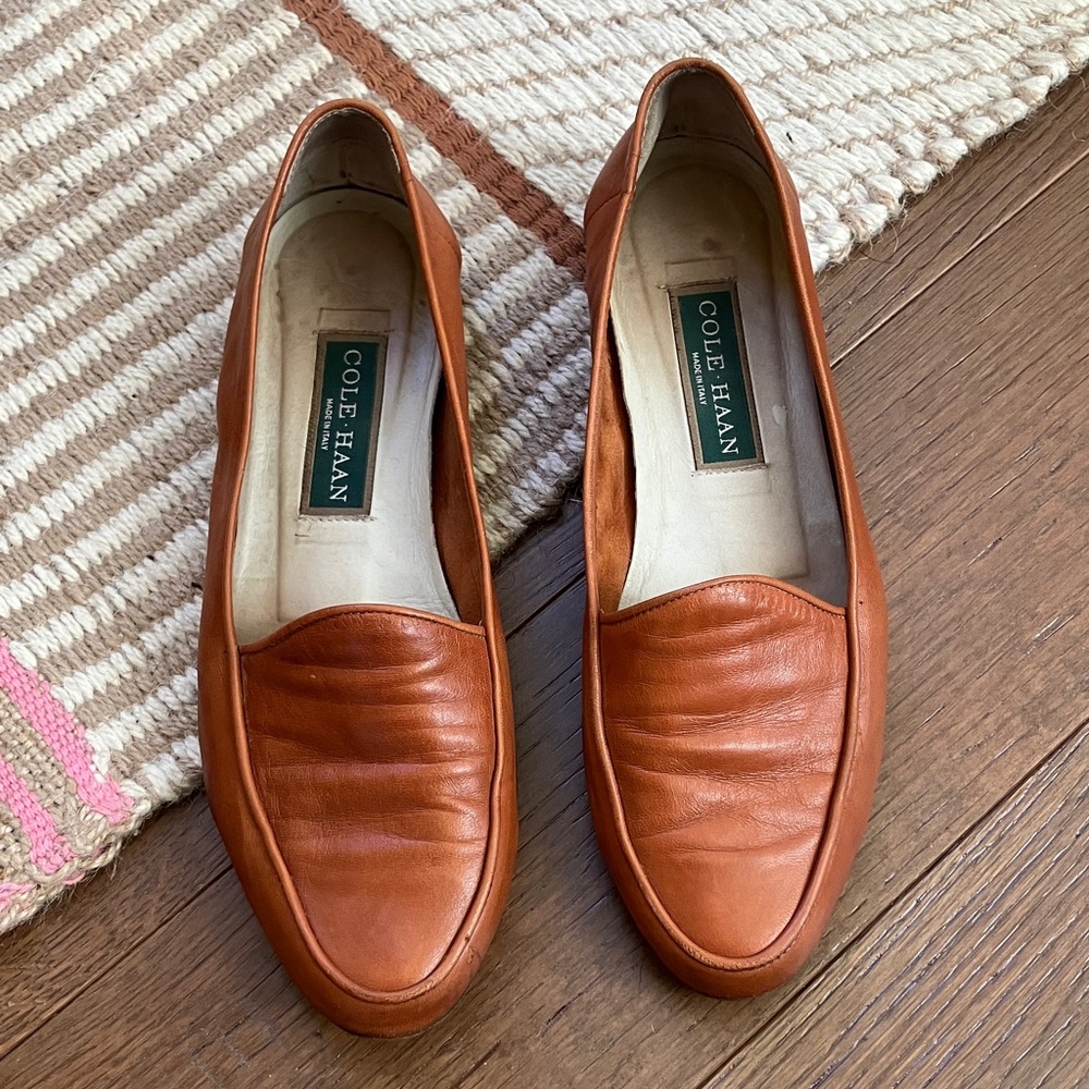 Made in Italy Vintage Cole Haan Leather Loafers